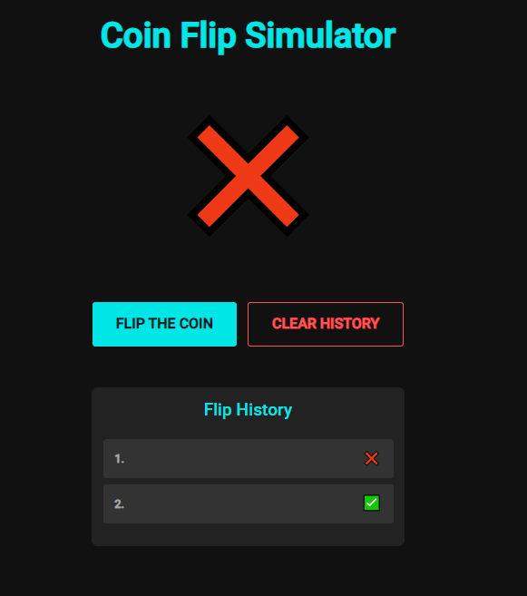 Coin Flip Simulator