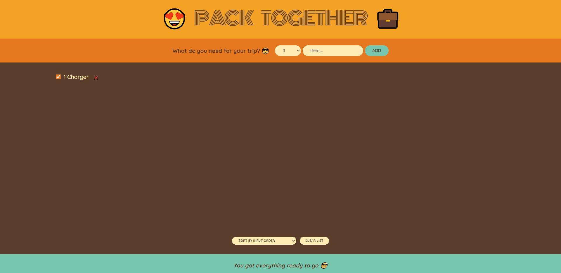 Pack React Site