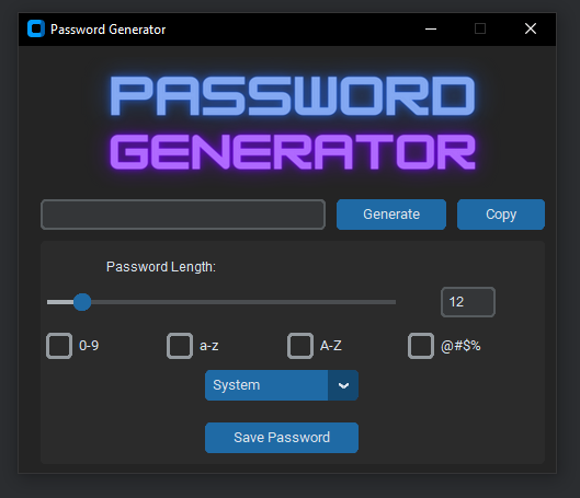 Password Generator