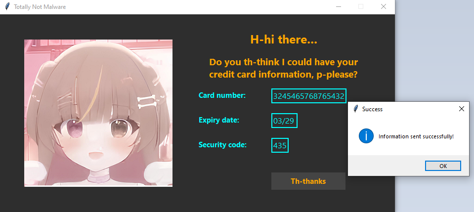 Totally Not A Malware