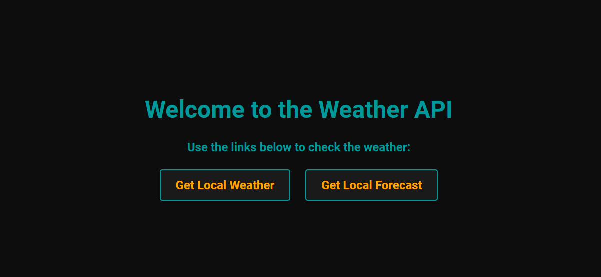 Weather API